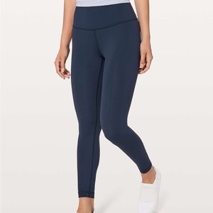 Lululemon Wunder Under High-Rise 7/8 Length 25” (True Navy) *Luxtreme Size 4